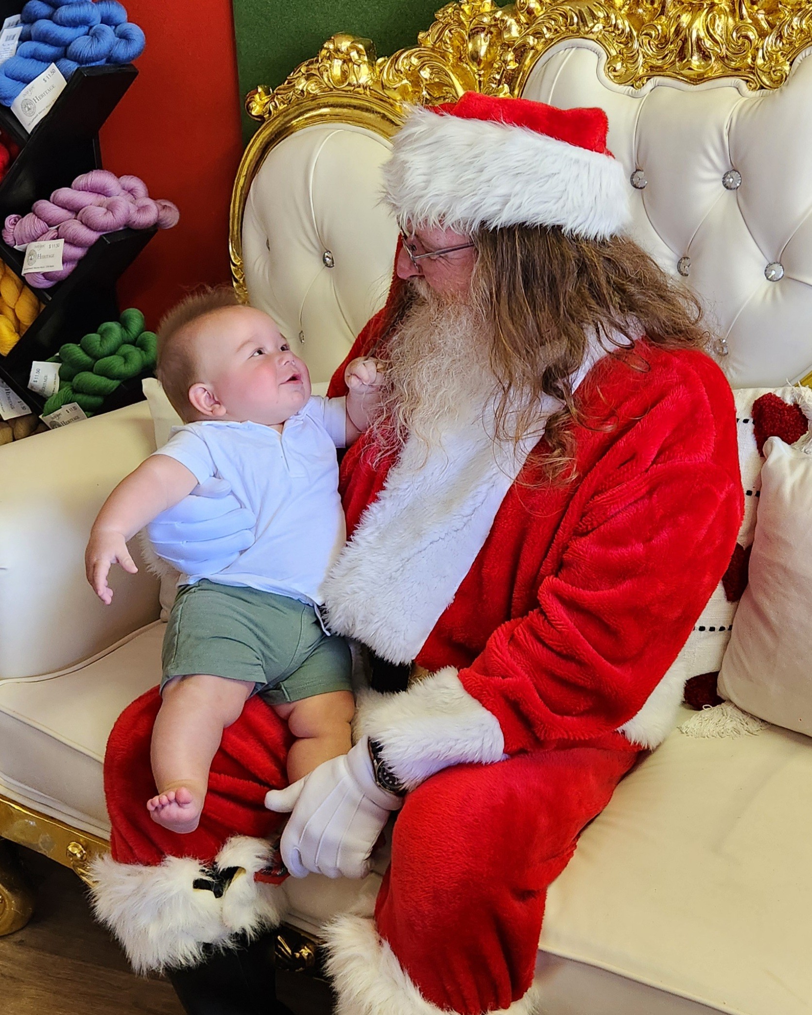 Santa Mark with baby boy